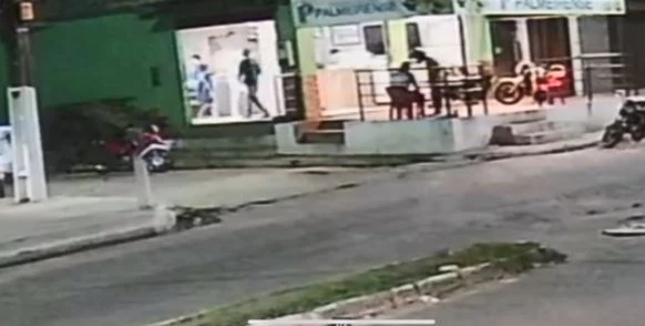Criminosos invadiram panificadora em Santa Inês. (Foto: Reprodução)