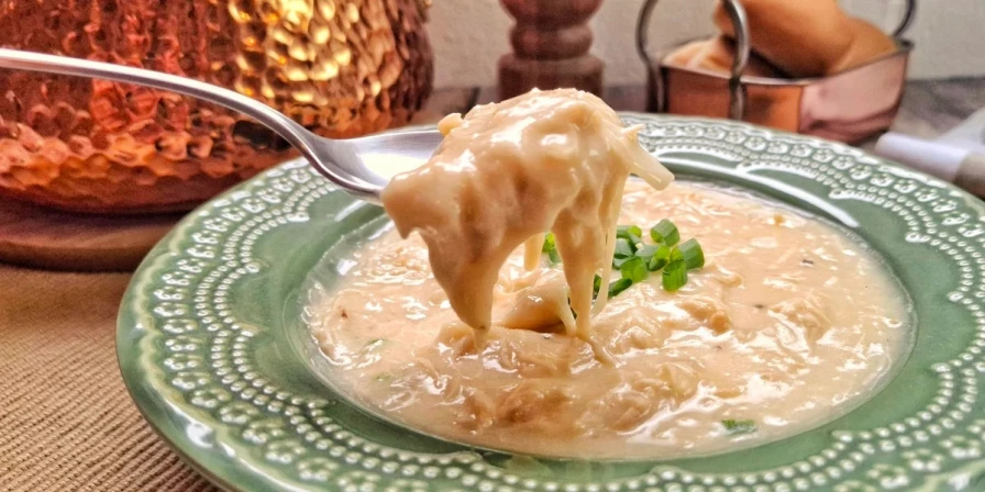 Se quiser, você pode substituir a água pelo caldo do cozimento do frango. Isso deixa sua sopa ainda mais saborosa.