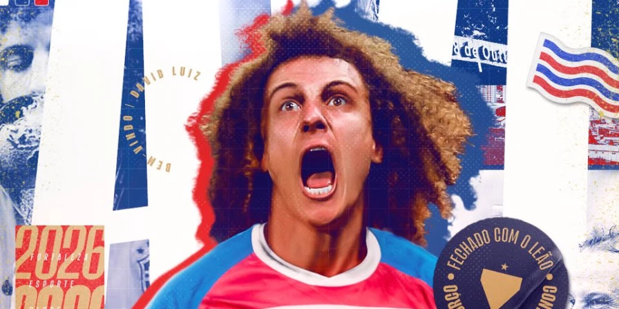 David Luiz, zagueiro do Fortaleza.