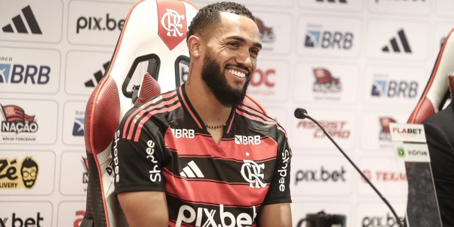 Juninho, atacante do Flamengo.