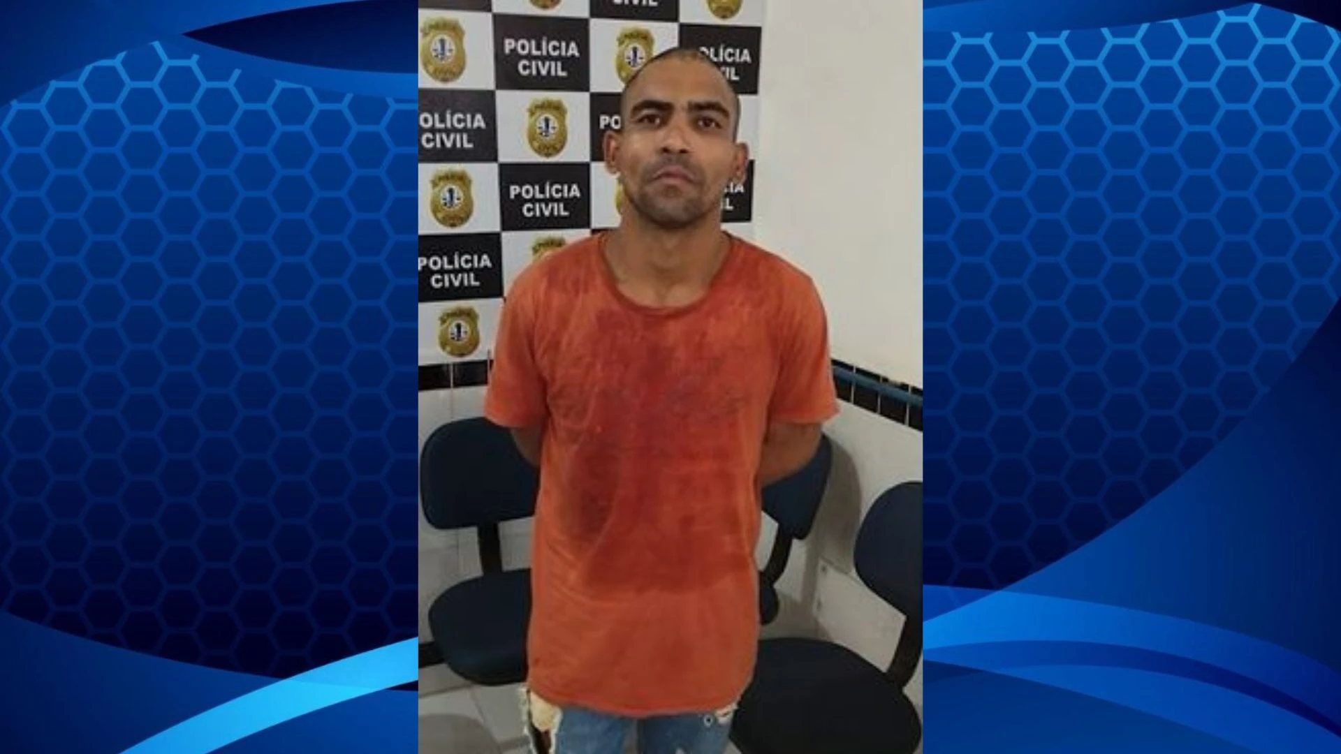 Segundo detento recapturado após fuga em Santa Inês. (Foto: Divulgação)