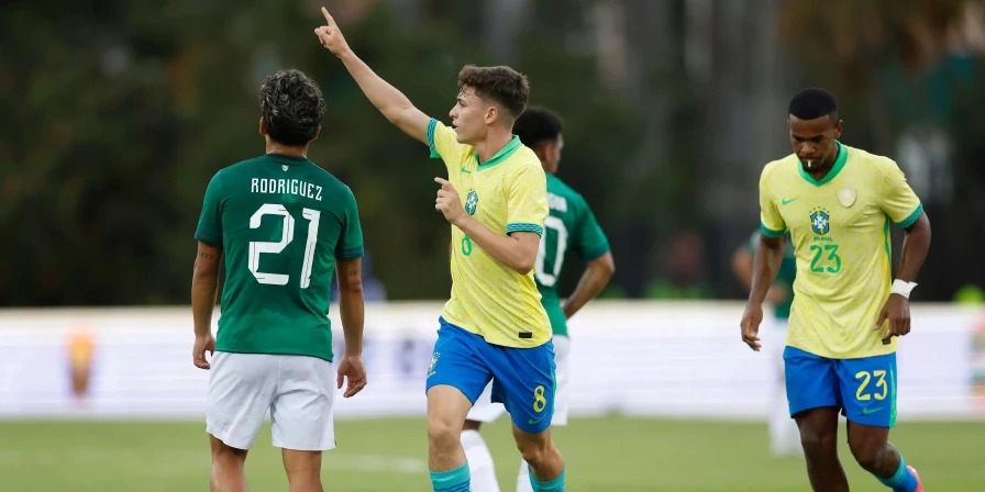 Breno Bidon, meia da Seleção Brasileira Sub-20.
