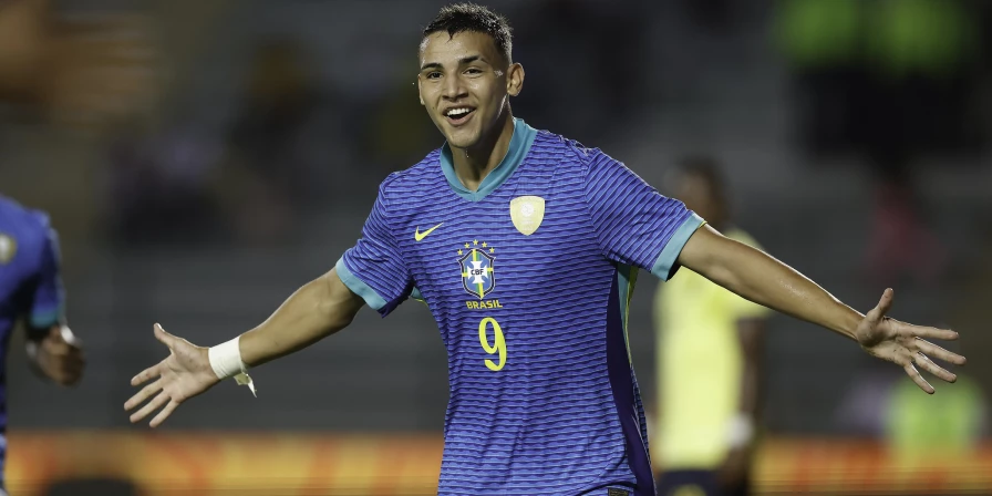 O Brasil derrotou o Equador em duelo pelo Sul-Americano Sub-20.