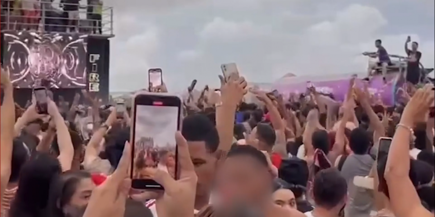 Ação violenta em evento pré-Carnaval choca foliões nas redes sociais Ação violenta em evento pré-Carnaval choca foliões nas redes sociais