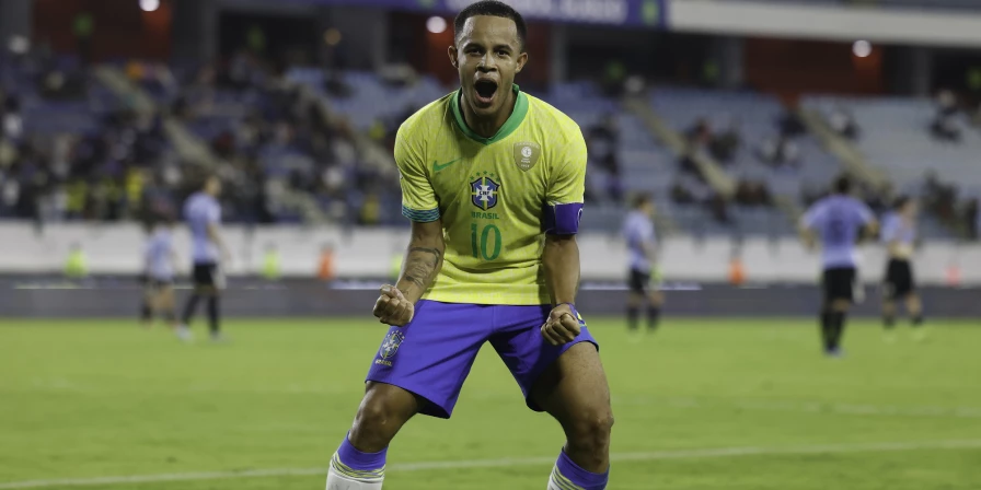 O Brasil derrotou o Uruguai pela fase final do Sul-Americano Sub-20.
