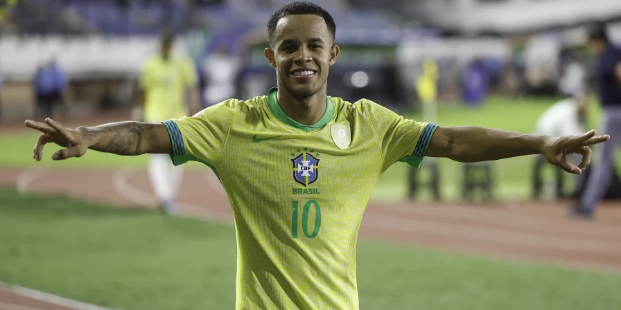 Pedrinho, atacante da Seleção Brasileira Sub-20.