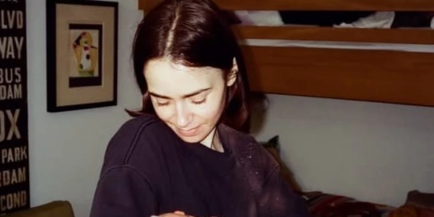 Lily Collins com a filha, Tove.