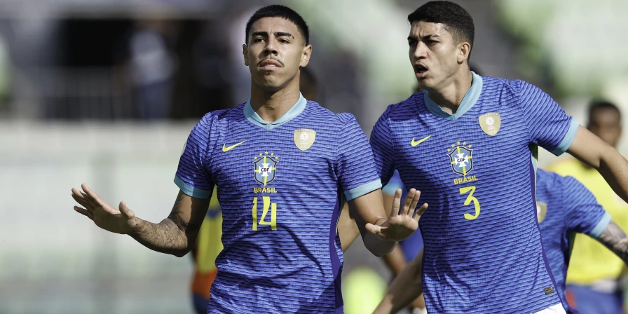 O Brasil derrotou a Colômbia pelo Sul-Americano Sub-20.