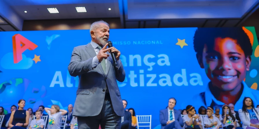 O presidente Luiz Inácio Lula da Silva.