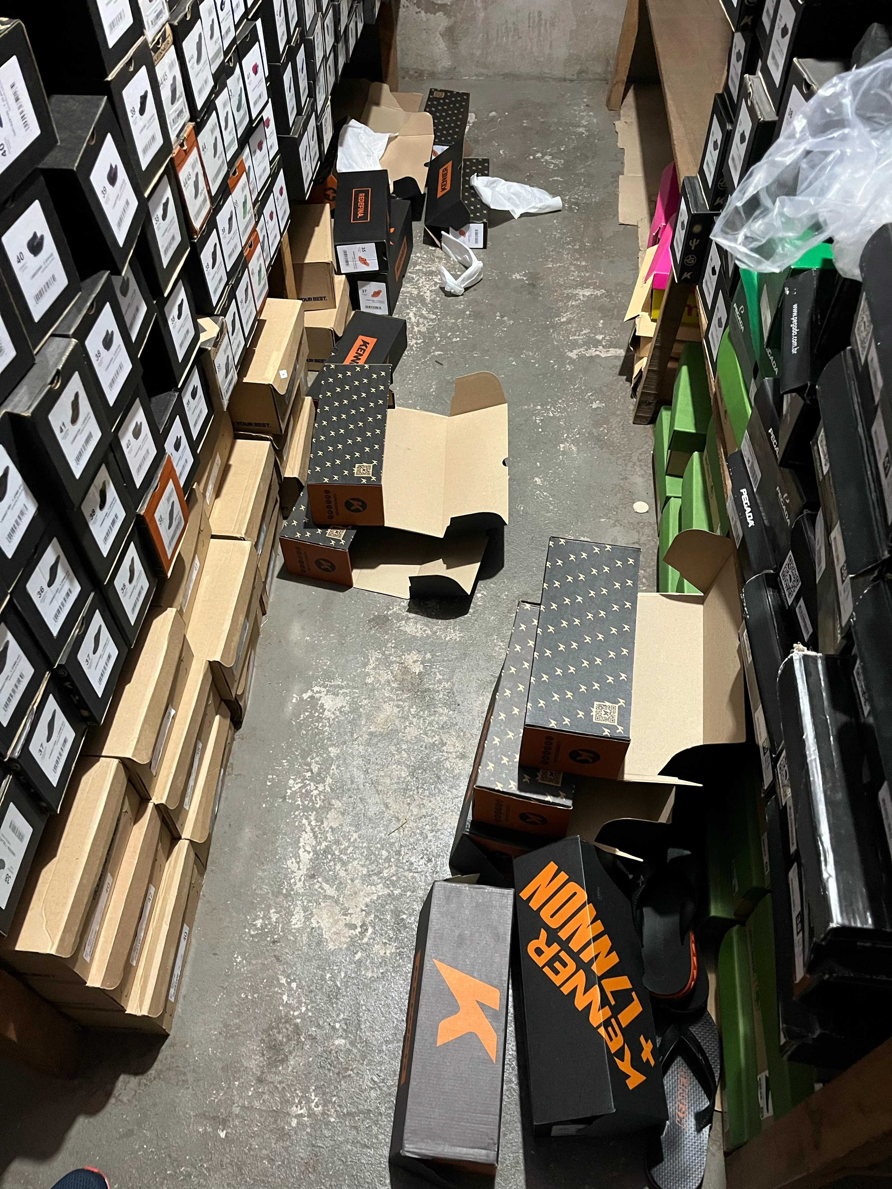 Objetos furtados em loja de Imperatriz. Foto: Reprodução