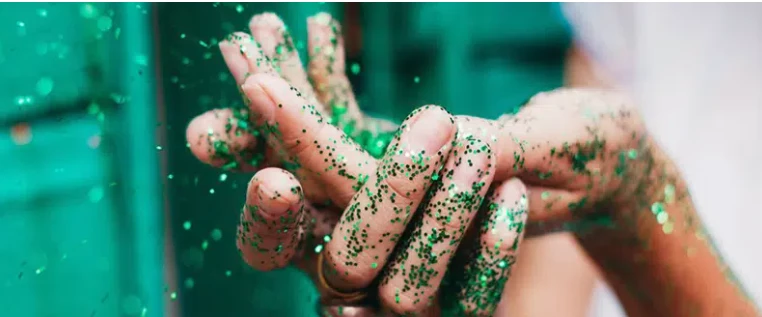 Glitter ecológico. (Reprodução/Plastprime)