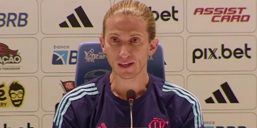Filipe Luís, técnico do Flamengo.
