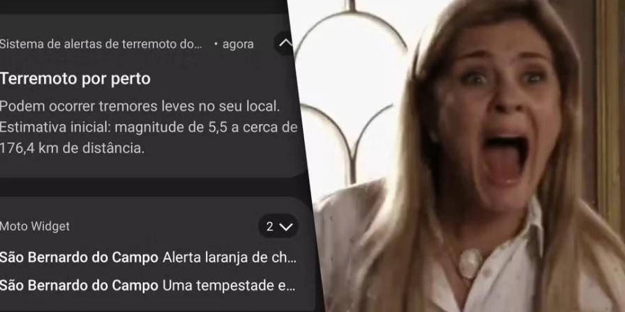 Memes invadem a web após alerta de suposto terremoto ter sido enviado para moradores de SP.