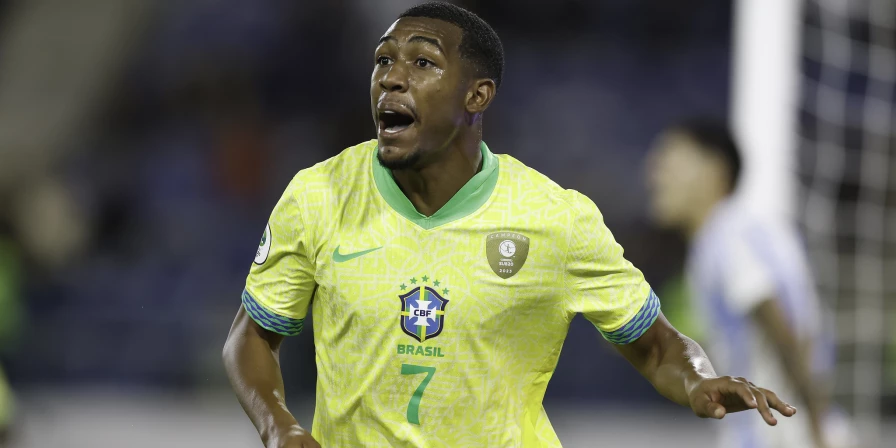 Rayan, atacante da Seleção Brasileira Sub-20.