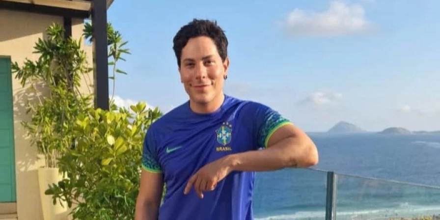 Christian Chávez no Rio de Janeiro.