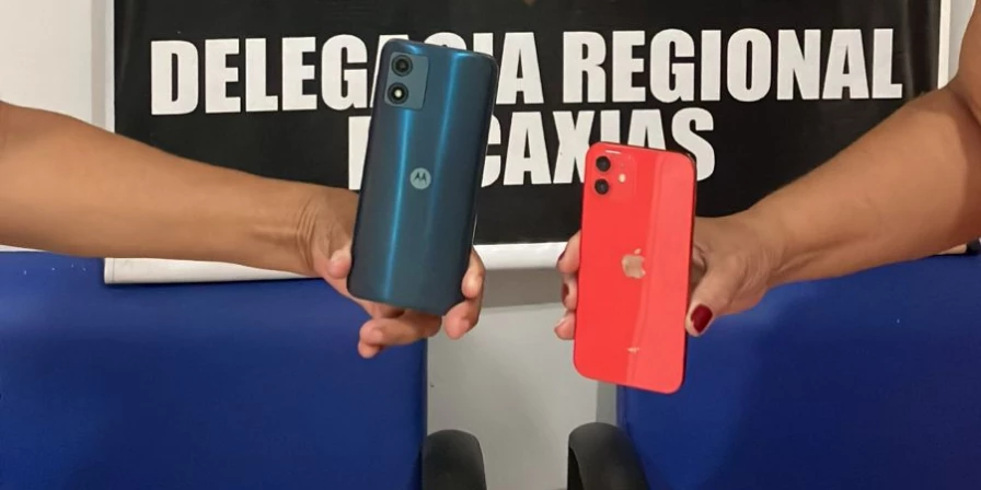 Celulares roubados foram devolvidos para os proprietários.