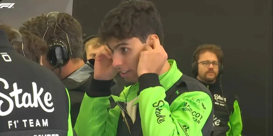 O piloto brasileiro Gabriel Bortoleto.