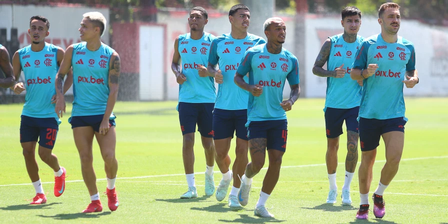 Treino do Flamengo.