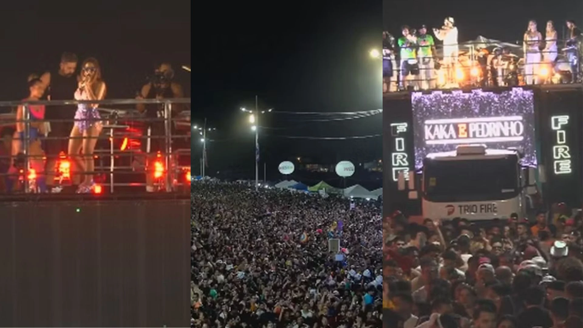 Shows de peso transformam a Litorânea em um mar de alegria neste terceiro dia de folia. (Foto: Reprodução/g1)