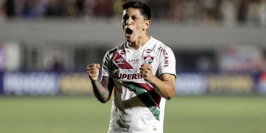 Germán Cano foi o destaque da vitória do Fluminense sobre o Caxias.