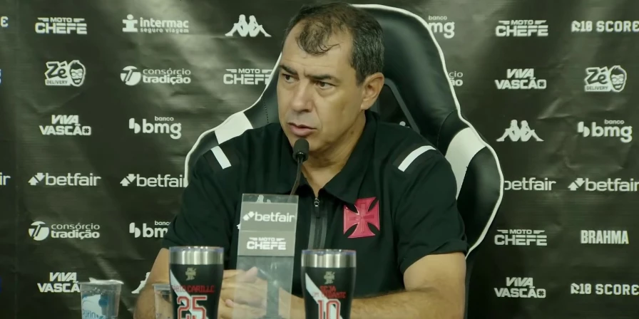Fábio Carille, técnico do Vasco.