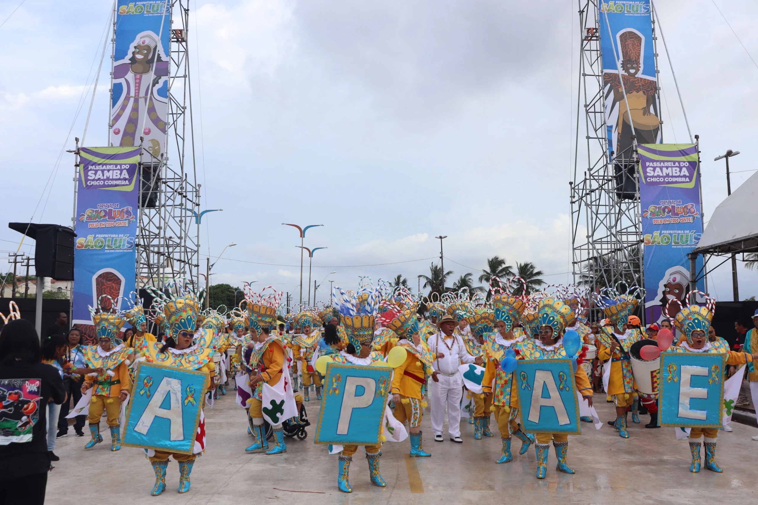 Bloco tradicional na APAE. (Divulgação)