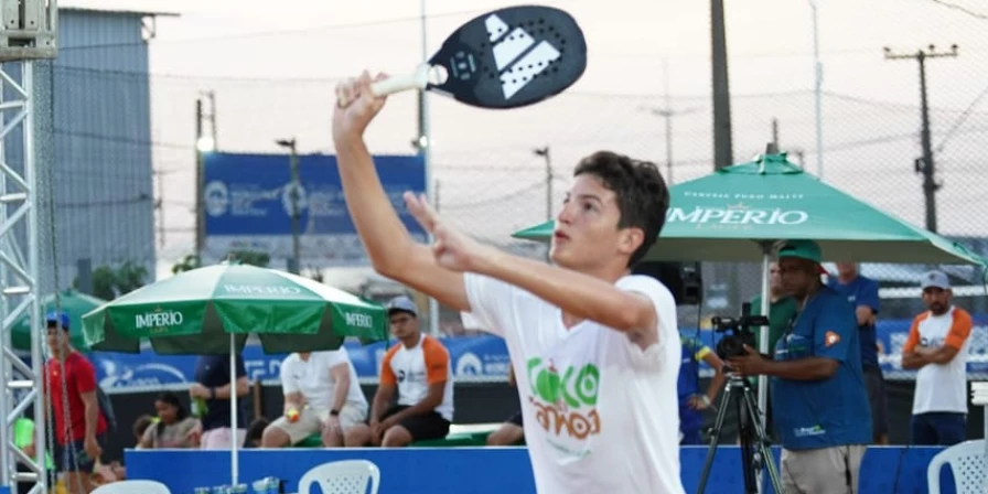O beachtenista Augusto Neto representa o Maranhão em competições nacionais.