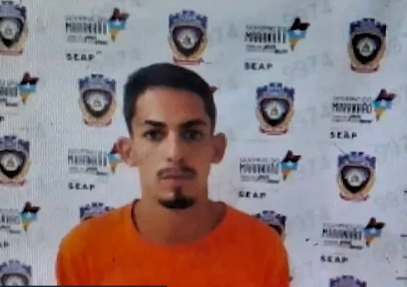 O terceiro fugitivo foi capturado após denúncias da população. (Foto: reprodução)