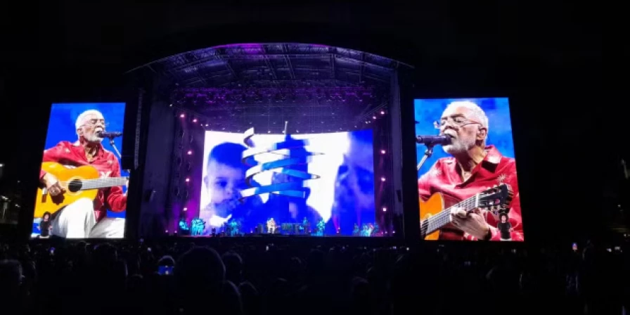 Gilberto Gil inicia sua última turnê com show em Salvador