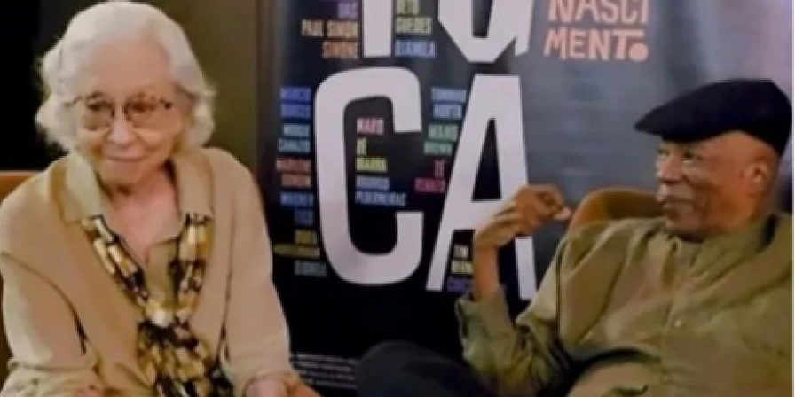 Fernanda Montenegro com Milton Nascimento