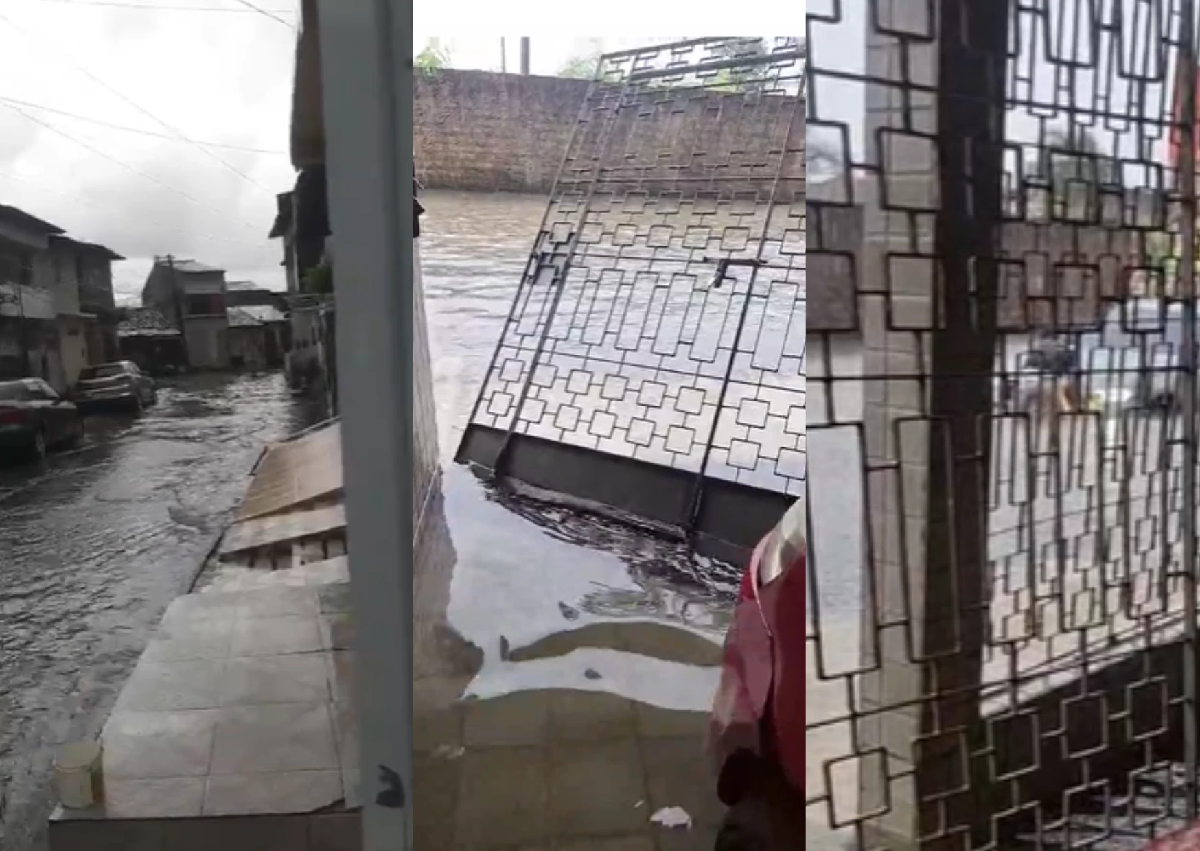 Chuva intensa causa alagamentos em São Luís.