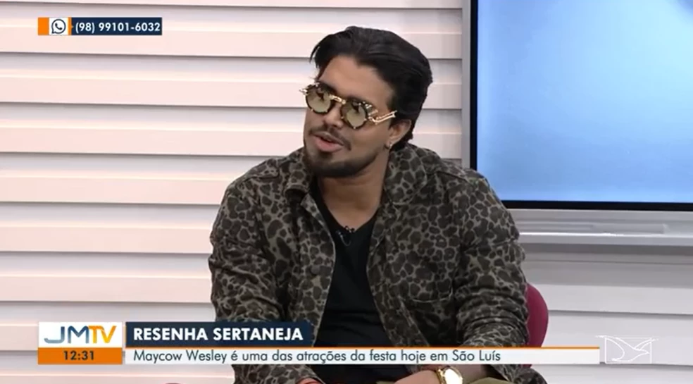 Maycow Wesley foi entrevistado no JM1 de sábado