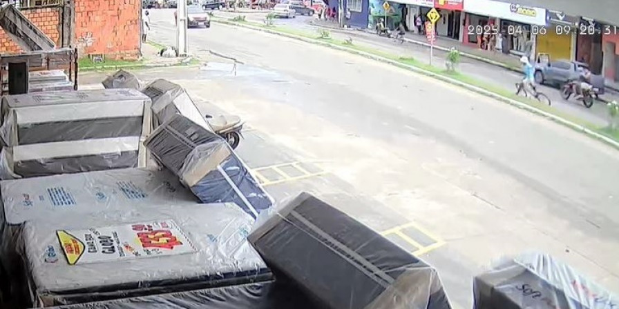 Homem foi atingido por tiro. (Foto: Reprodução/Redes sociais)