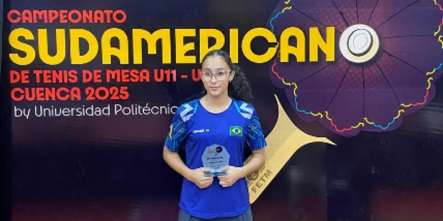 Alice Jacinto conquistou no início deste mês o título de campeã mundial sub-15 durante competição realizada em Cuenca, no Equador