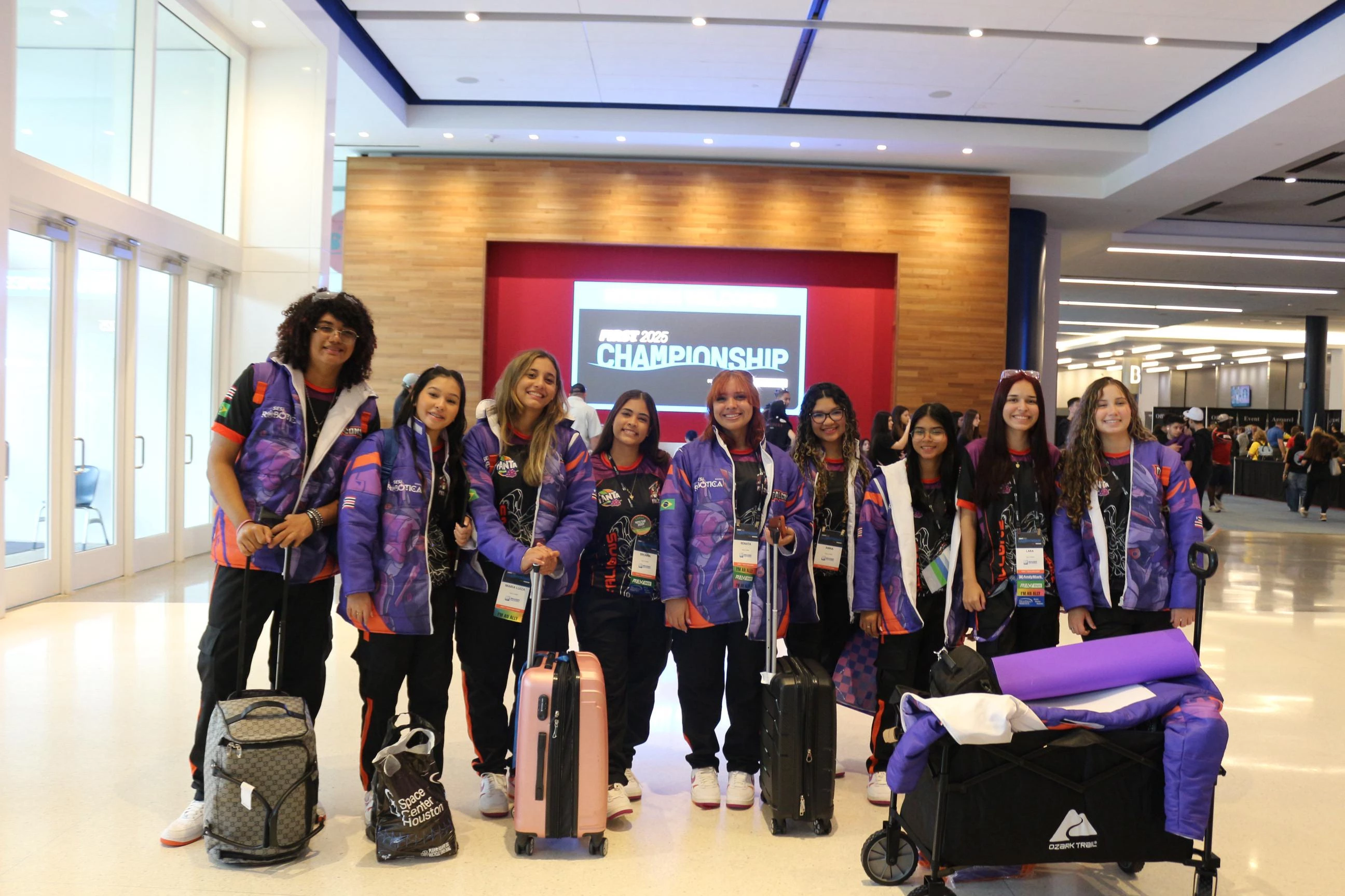 A área da Falcons tem chamado a atenção de visitantes de diversos países. (Foto: Divulgação)