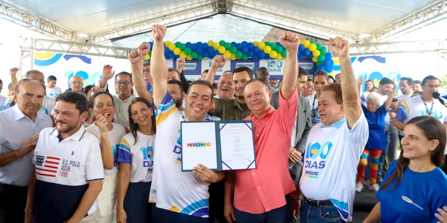 - Prefeito Rildo Amaral e governador Carlos Brandão celebram parcerias durante os 100 dias da gestão municipal em Imperatriz (Foto: Rodrigo Ribeiro)