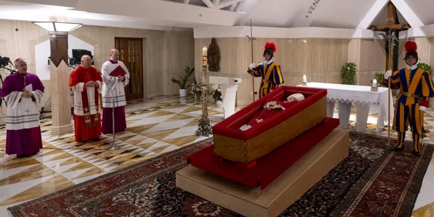 Velório do Papa Francisco no Vaticano.