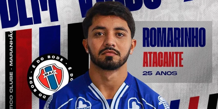 Romarinho, atacante do Maranhão Atlético.