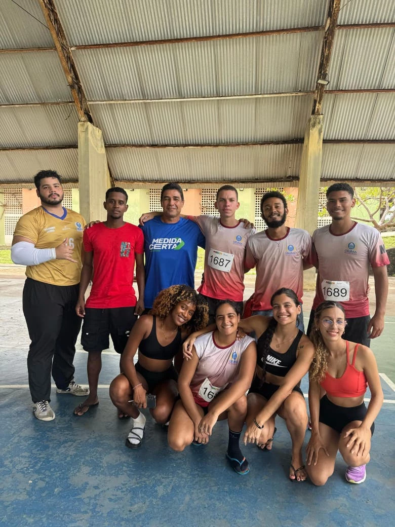 Os atletas do Ceuma conquistaram expressiva vitória em várias provas. Foto: Divulgação