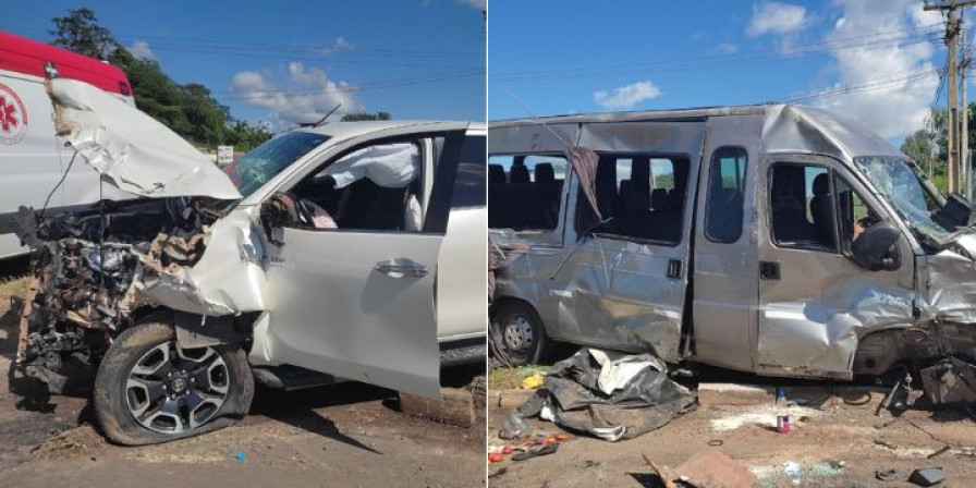 Oito pessoas ficaram feridas no acidente. (Foto: Divulgação/PRF-MA)