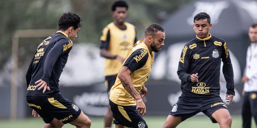 Treino do Santos.