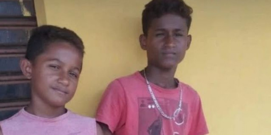 Luís Fernando Ciebra, de 12 anos, e Luís Henrique Ciebra, de 14, foram vítimas de duplo homicídio. (Foto: Arquivo)