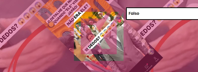 Post usa vídeo invertido para alimentar teoria conspiratória de que Lula foi substituído por sósia.