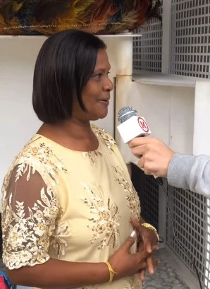 Maria José Soares concede entrevista para emissora de TV de São Paulo