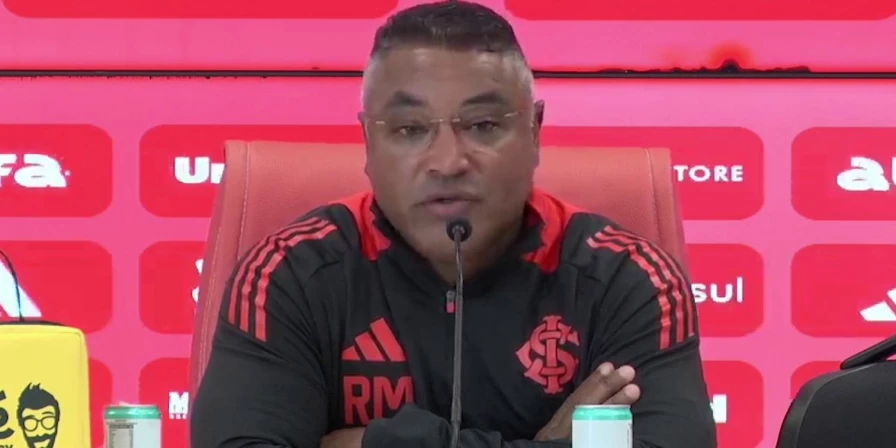 Roger Machado, técnico do Internacional.