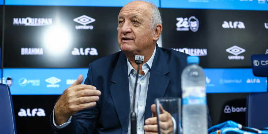 Luiz Felipe Scolari, coordenador técnico do Grêmio.