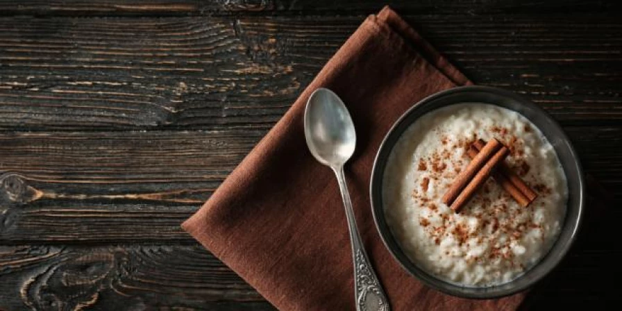 Mingau de tapioca.