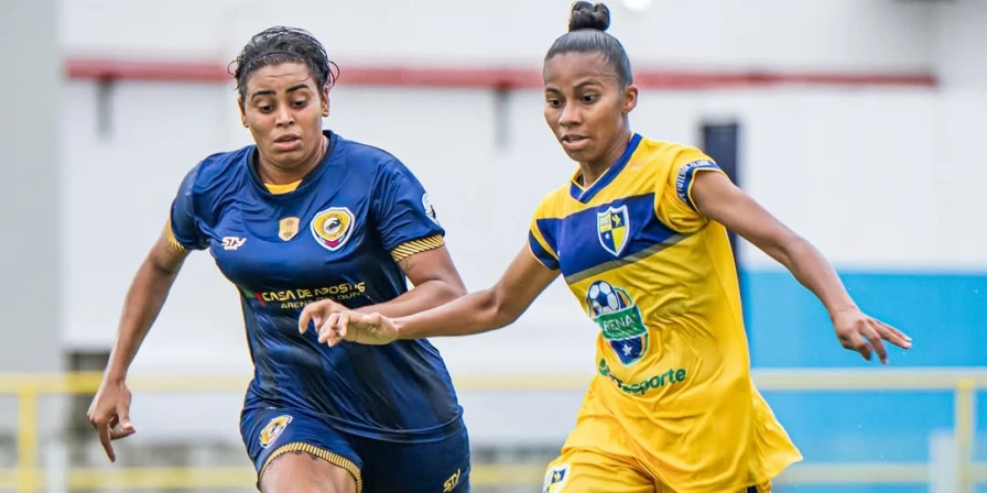 Lance da partida entre IAPE e União-RN, pelo Brasileiro Feminino A3.