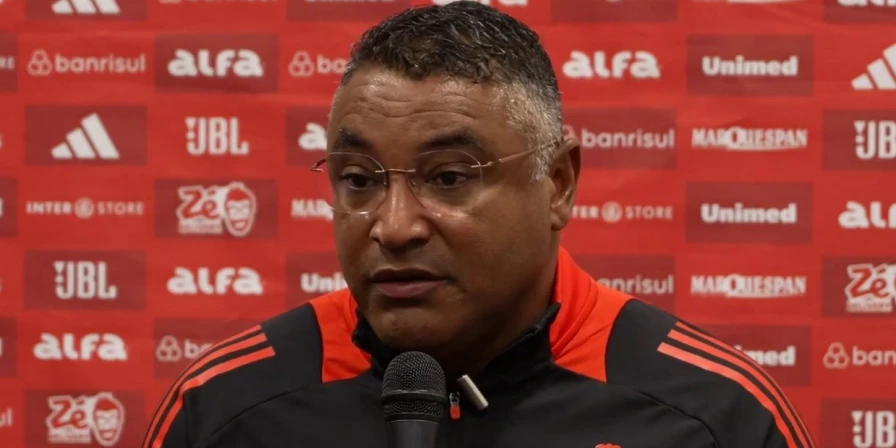 Roger Machado, técnico do Internacional.