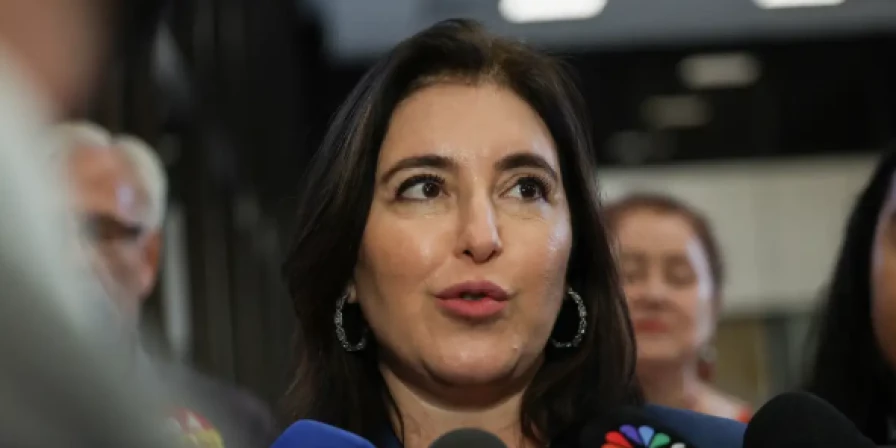 Ministra do Planejamento e Orçamento, Simone Tebet.